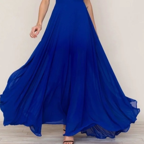 NWT - Yumi Kim Peace And Love Maxi Dress Royal Blue - XXS - Picture 13 of 13